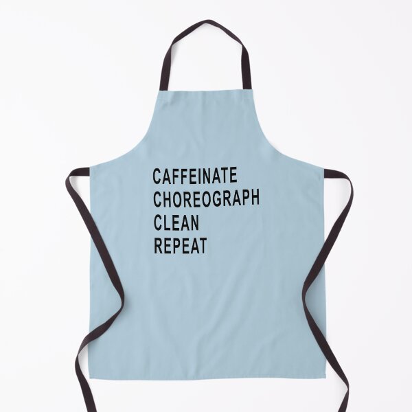 Item preview, Caffeinate. Choreograph. Clean. Repeat Black Text Sticker Classic shirt Sticker designed and sold by PWellenberg.