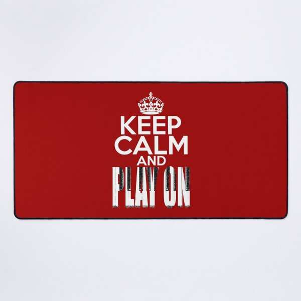 Item preview, KEEP CALM AND PLAY ON - MOTIVATIONAL QUOTE designed and sold by KoolDsignsMUSIC.
