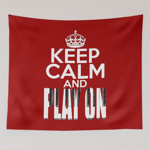 Item preview, KEEP CALM AND PLAY ON - MOTIVATIONAL QUOTE designed and sold by KoolDsignsMUSIC.