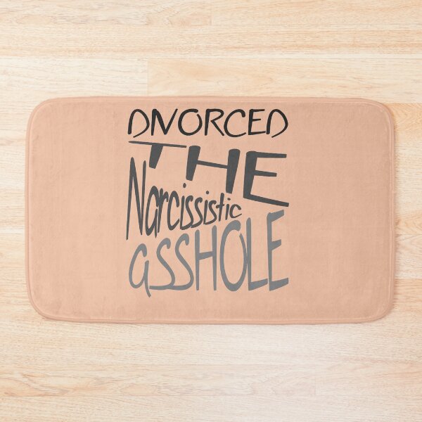 Item preview, Divorced The Narcissistic Asshole Grey Text designed and sold by taiche.