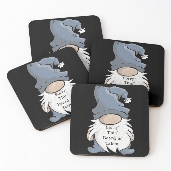 Item preview, Copy of Gnome cartoon, Sorry this beard is taken, my boyfriend designed and sold by DebbieJoyArt.