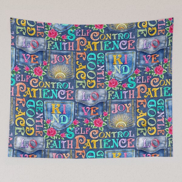 Item preview, Fruit of the Spirit in Colorful Embroidery designed and sold by Perrin Le Feuvre.
