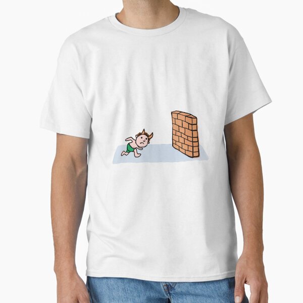 Mit dem Kopf durch die Wand Classic T-Shirt