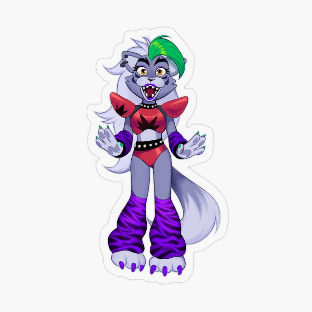 FNAF Security Breach - Roxanne Wolf Cyborg Water Bottle by