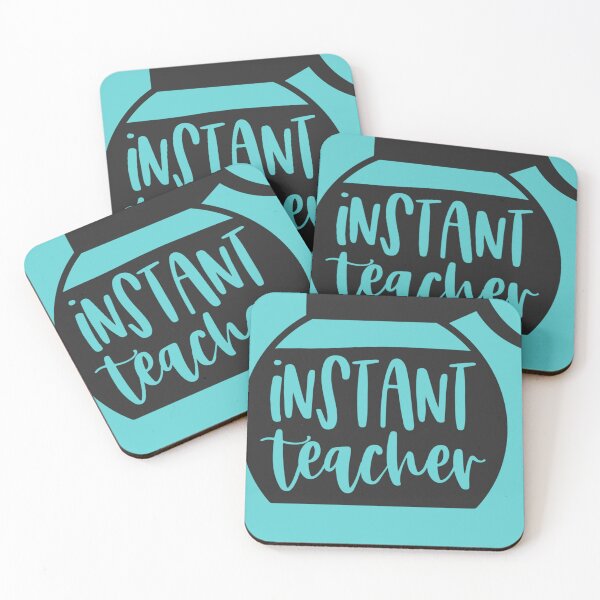 Item preview, Funny Instant Teacher Coffee Lover Design Sticker designed and sold by TimoForster.