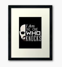 Breaking Bad - The One Who Knocks Framed Print