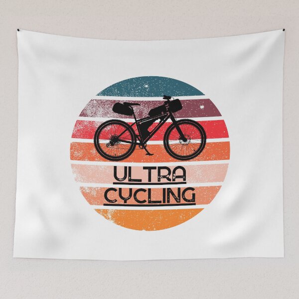Item preview, Ultra cycling, retro sunset designed and sold by PlanBesser.