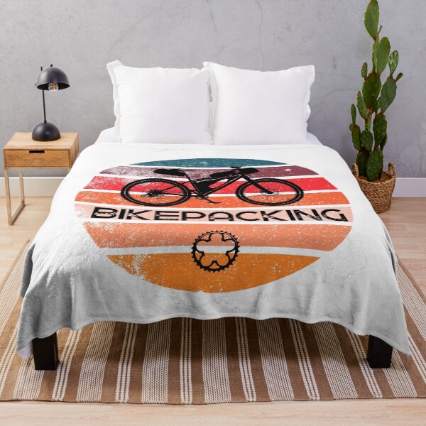 Item preview, Bikepacking, retro sunset designed and sold by PlanBesser.