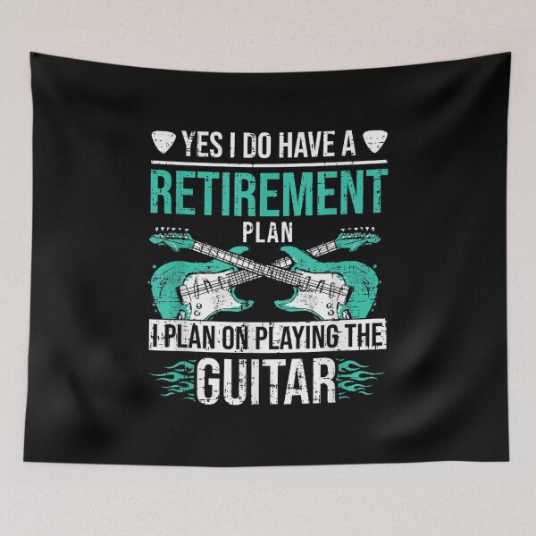 Item preview, Yes I Do Have A Retirement Plan I Plan On Playing The Guitar  designed and sold by 77tara.
