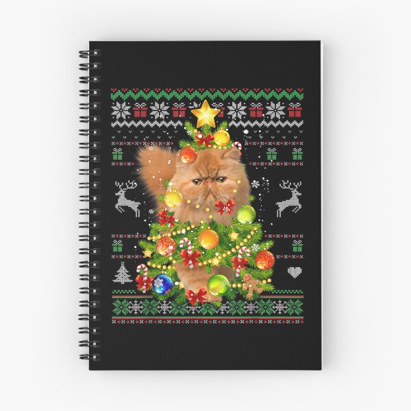 Item preview, Persian Cat Christmas Tree Lights Ornament Ugly Sweater Cats  designed and sold by 77tara.