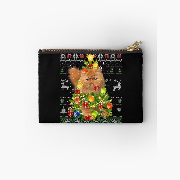 Item preview, Persian Cat Christmas Tree Lights Ornament Ugly Sweater Cats  designed and sold by 77tara.