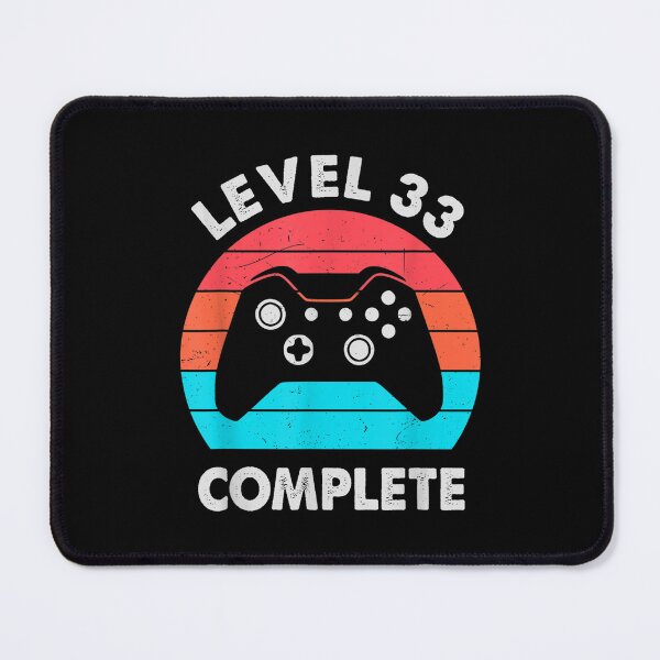 Item preview, Level 33 Complete Video Gamer 33rd Wedding Aniversary Gift  designed and sold by 77tara.
