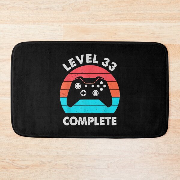 Item preview, Level 33 Complete Video Gamer 33rd Wedding Aniversary Gift  designed and sold by 77tara.