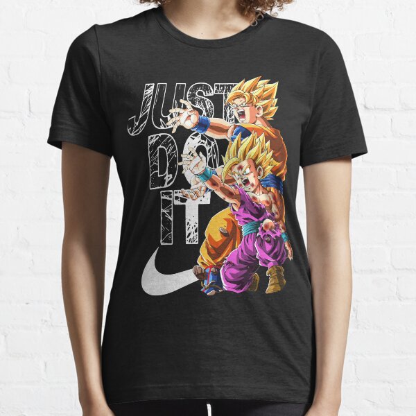 Dragonball Z Goku und Gohan Kamehameha tun es einfach Essential T-Shirt