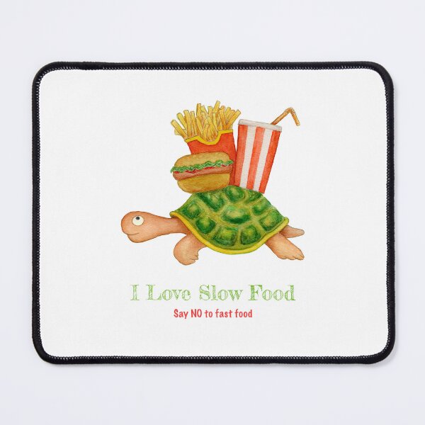 Item preview, Slow Food (White Background) designed and sold by Josep  Mestres.