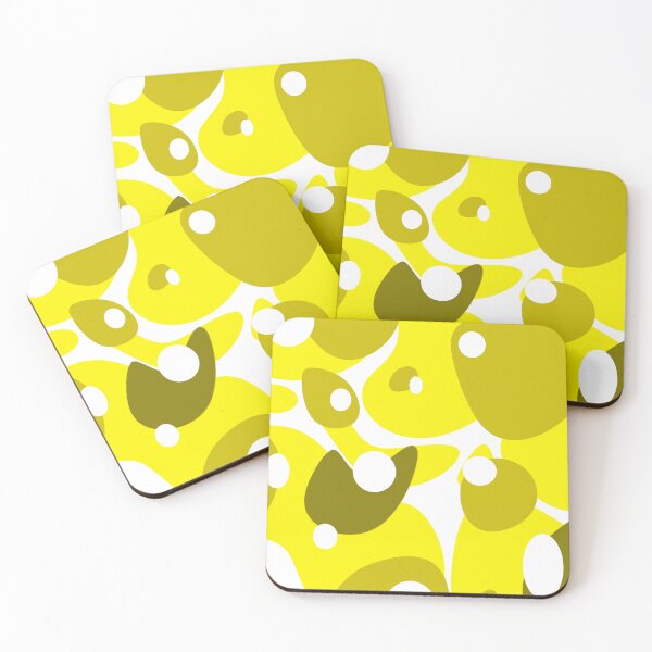 Item preview, yellow abstract art pattern designed and sold by achintha prabash.