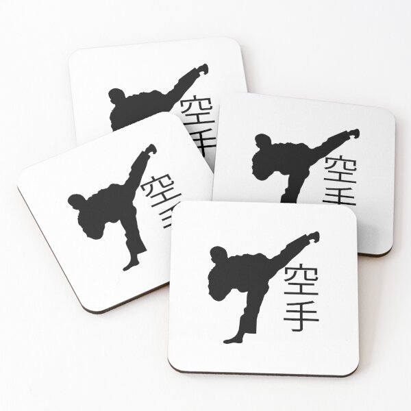 Item preview, KARATE LIFESTYLE - KARATE KANJI - BLACK AND WHITE DESIGN designed and sold by vooART.