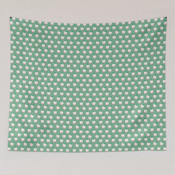 Item preview, Apple halves pattern. Watercolor illustration. designed and sold by Trilisti.