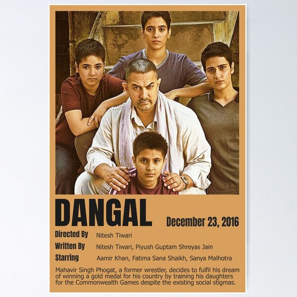 Dangal Posters for Sale Redbubble