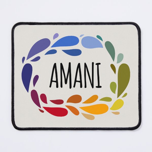 Item preview, Amani Name Cute Colorful Gift Named Amani designed and sold by kindxinn.