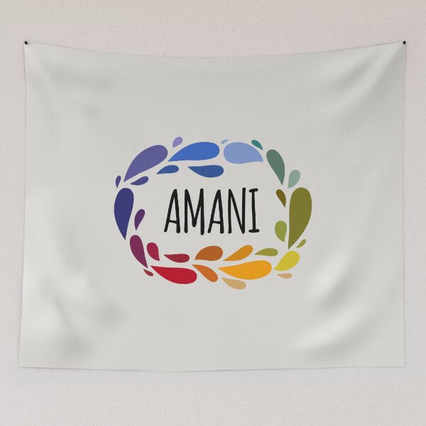 Item preview, Amani Name Cute Colorful Gift Named Amani designed and sold by kindxinn.