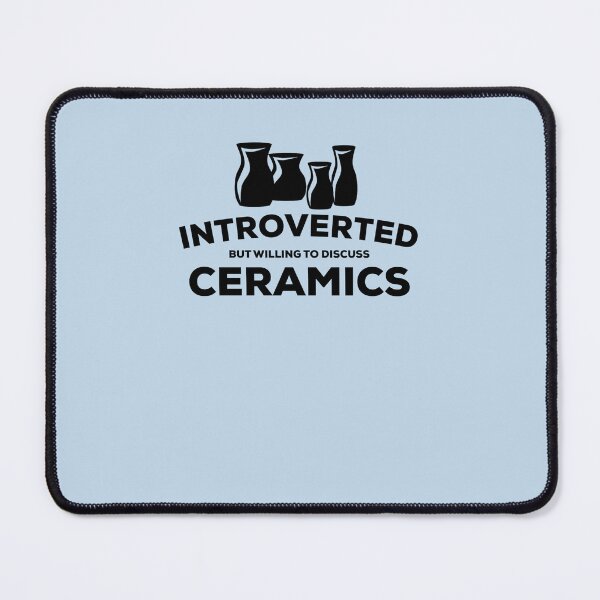 Item preview, Ceramics Design for Introverts Sticker designed and sold by Livrtmann.