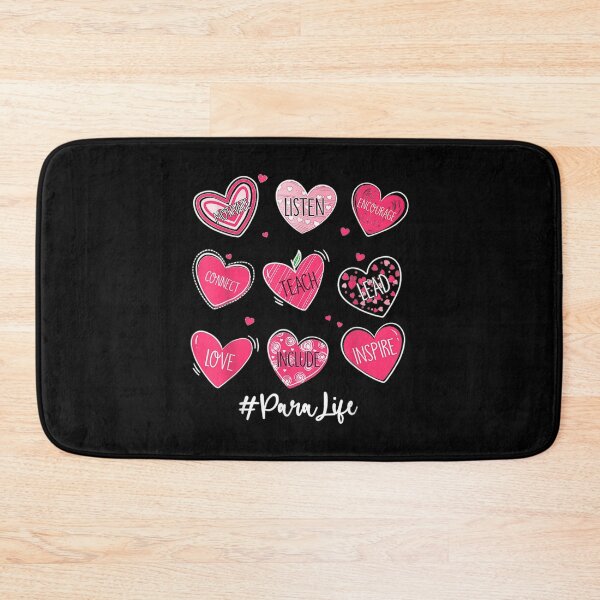 Item preview, Funny Teach Love Inspire Para Life Valentines  designed and sold by 77tara.