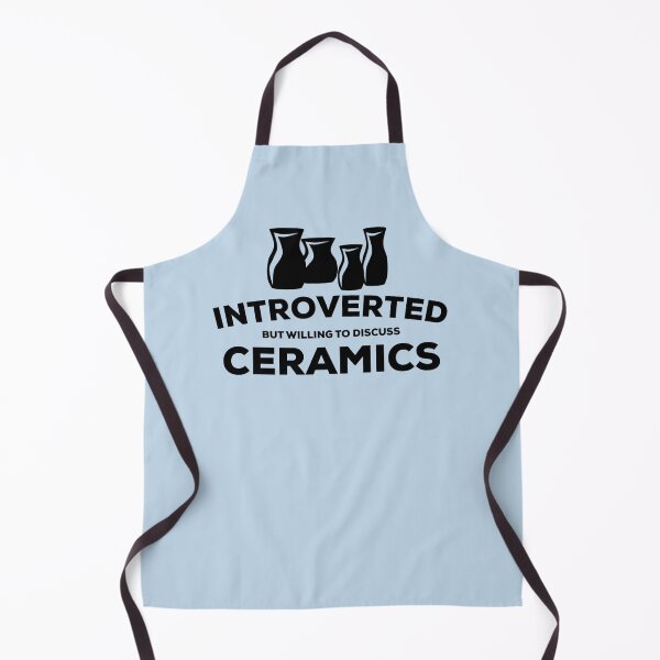 Item preview, Ceramics Design for Introverts Sticker designed and sold by Livrtmann.