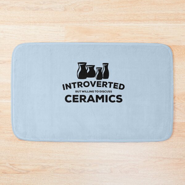 Item preview, Ceramics Design for Introverts Sticker designed and sold by Livrtmann.