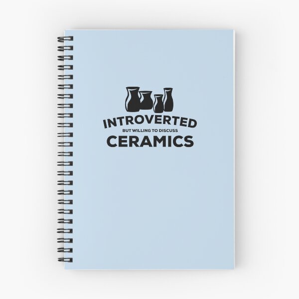 Item preview, Ceramics Design for Introverts Sticker designed and sold by Livrtmann.