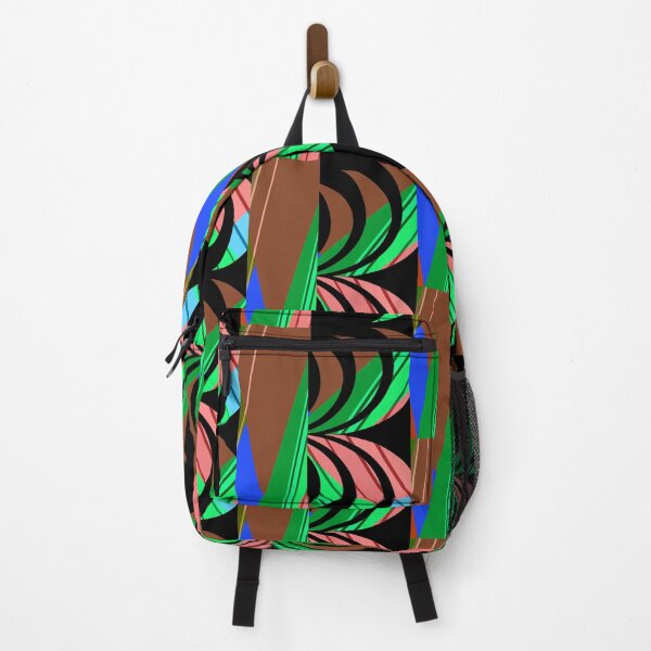 Item preview, Abstract art Memphis palms pink brown black  edition  designed and sold by SpArtk.