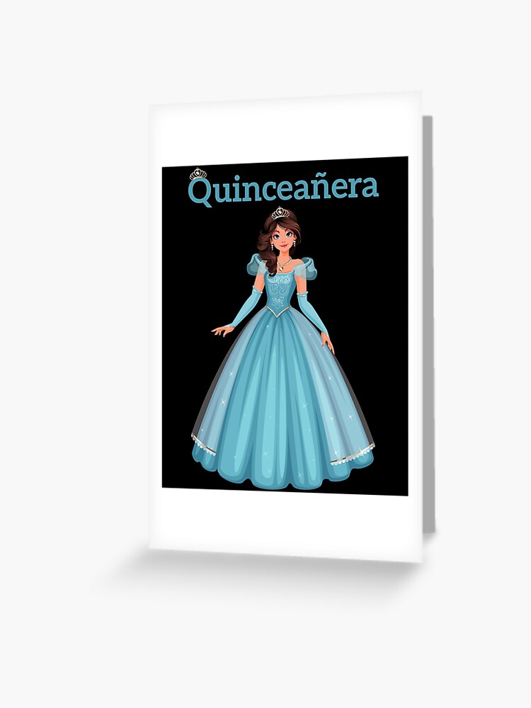 Mexican Quinceañera Queen Sweet 15 Birthday 15th Quince" Greeting Card for Sale by DrH4af