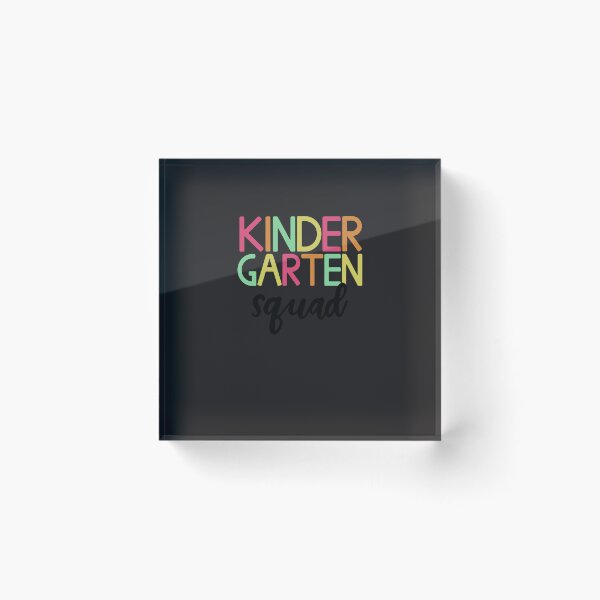 Item preview, Colorful Kindergarten Squad Sticker designed and sold by Livrtmann.