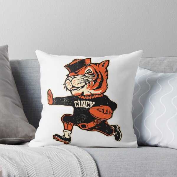 Item preview, Bengals Reimagined Vintage Fighting Mascot designed and sold by MacieWisozk.