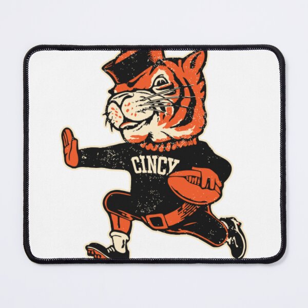 Item preview, Bengals Reimagined Vintage Fighting Mascot designed and sold by MacieWisozk.