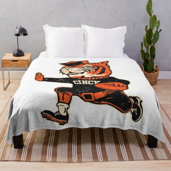 Item preview, Bengals Reimagined Vintage Fighting Mascot designed and sold by MacieWisozk.