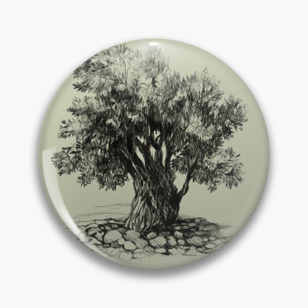 Item preview, Old olive tree designed and sold by Lemontreeart63.