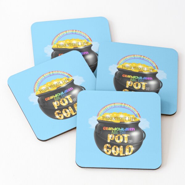 Item preview, Grandchildren are the Pot of Gold! designed and sold by PawsitiveMum.