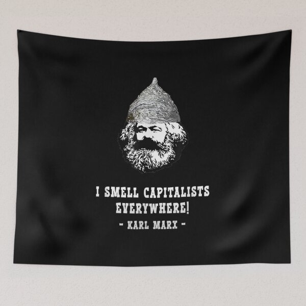 Item preview, Karl Marx With Tin Foil Hat Tinfoil Hat Funny Marx  designed and sold by 77tara.