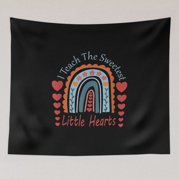 Item preview, I Teach The Sweetest Hearts Rainbow Teacher Valentines Day  designed and sold by 77tara.