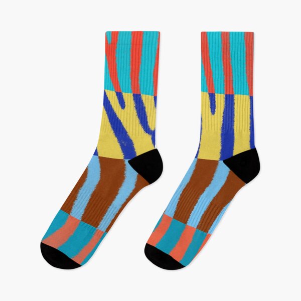 Item preview, Cool 90's Inspired Color Block Zebra Print designed and sold by BossyCatHome.
