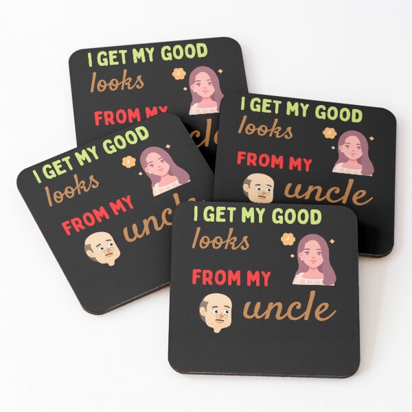 Item preview, "I Get My Good Looks From My Uncle" Funny Classic T-Shirt designed and sold by WilkDesign.