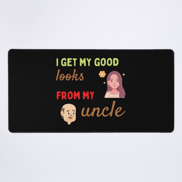 Item preview, "I Get My Good Looks From My Uncle" Funny Classic T-Shirt designed and sold by WilkDesign.