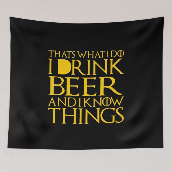 Item preview, That's What I Do I Drink Beer And I Know things designed and sold by peachlovey.