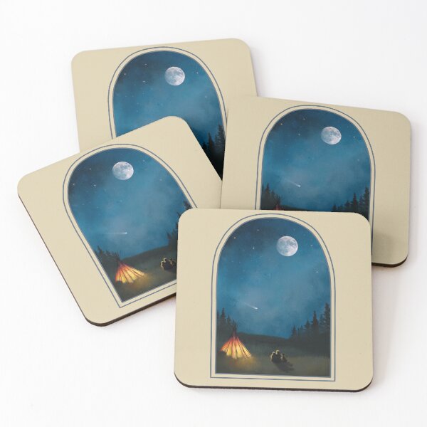 Item preview, Camping Under the Night Sky  designed and sold by Kiah Rose Creative.