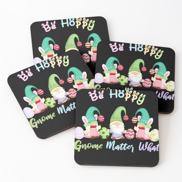 Item preview, be hoppy gnome matter what funny pun easter egg gnomes  designed and sold by joy4shirt.