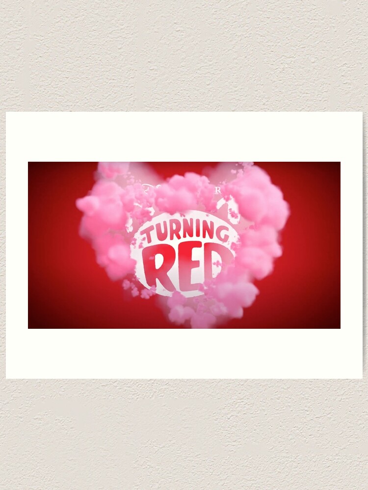 "Turning Red Movie Logo" Art Print for Sale by FunnyQuote Redbubble