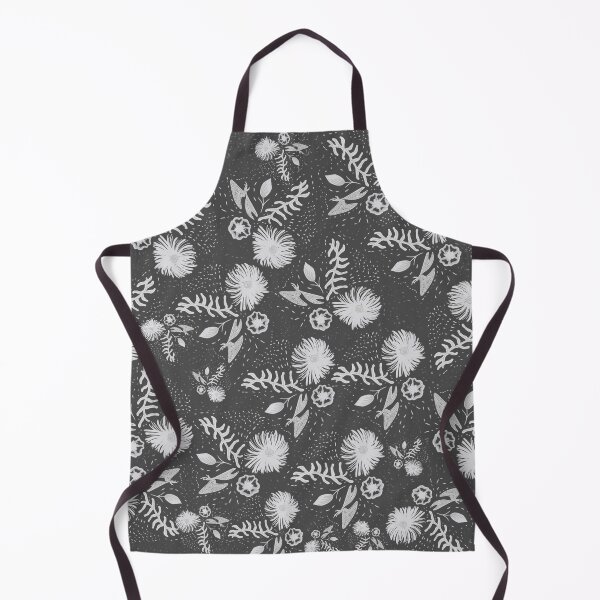 Item preview, white flowers nature abstract pattern with smooth light feel designed and sold by DreamKaracters.