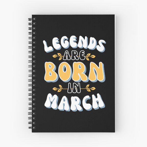 Item preview, Legends are born in March - daffodil and glacier lake designed and sold by BTCelebration.