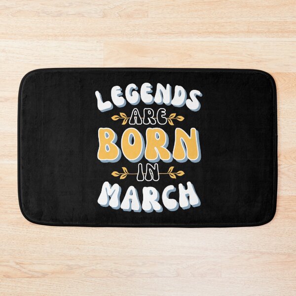 Item preview, Legends are born in March - daffodil and glacier lake designed and sold by BTCelebration.